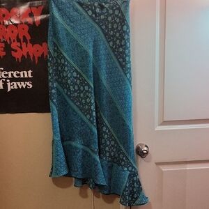 Teal Maxi Skirt